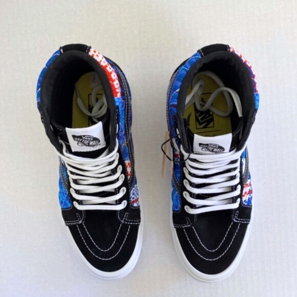 NEW Vans SpongeBob Sandy Liang Sk8-Hi 38 DX Shoes Patchwork 8.5 Women / 7 Men - Picture 10 of 16